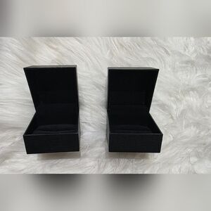 Unused Kay Jewelers Black Empty Ring /Earring Boxes